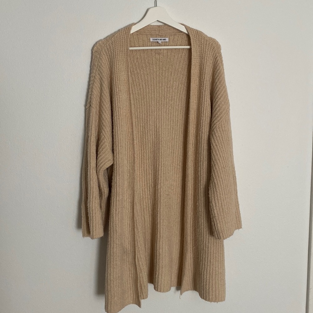 Elizabeth and James Tan Cardigan